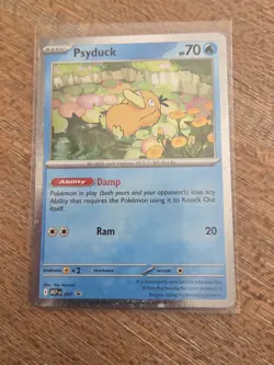 Pokemon TCG Psyduck MEP 007 Mega Evolution Pokemon Blister Promo - Image 1
