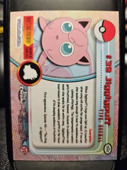 Pokemon Topps Chrome TV Animation Jigglypuff #39 - Image 2