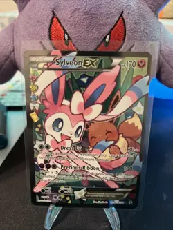 Pokemon TCG Sylveon EX Full Art RC32/RC32 Radiant Collection NM Condition - Image 1
