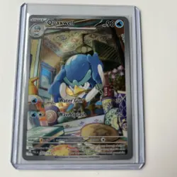 Quaxwell Full Art IR 207/193 Pokemon TCG Paldea Evolved Illustration Rare - NM - Image 1