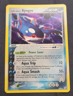 2004 Pokemon EX Team Magma vs Aqua's Kyogre Holo #3/95 - Image 3