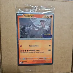 Pokemon Phantasmal Flames Reshiram 017/094 Barnes & Noble Promo Stamped Sealed - Image 1