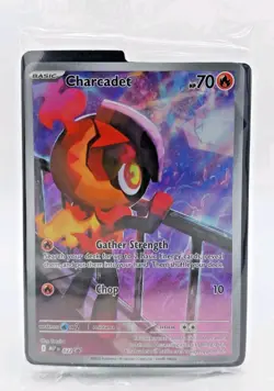 Pokemon TCG Phantasmal Flames ETB Black Star Promo - Sealed - Charcadet MEP 022 - Image 1