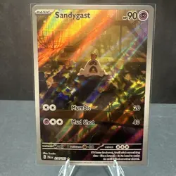 Pokemon TCG Sandygast 214/193 SV: Paldea Evolved Full Art Illustration Rare NM - Image 1