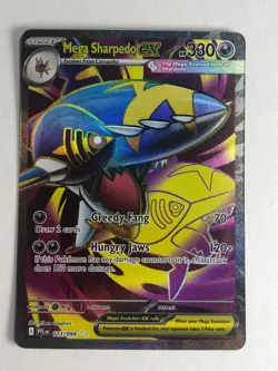 Pokemon TCG Phantasmal Flames Full Art Mega Sharpedo EX 113/094 Near Mint - Image 1