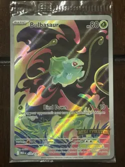 Pokemon BULBASAUR 133/132 - Mega Evolution - ILLUSTRATION RARE - MINT SEALED - Image 1
