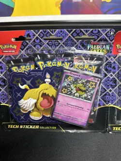 *SEALED LOT of (2) - Pokemon Paldean Fates Sticker Collection Blister Packs - Image 3