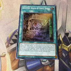 WANTED: Seeker of Sinful Spoils Super Rare RA03-EN074 - Image 1