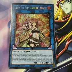 Yugioh! Hiita the Fire Charmer, Ablaze - RA04-EN074 - Secret Rare - 1st Edition - Image 1