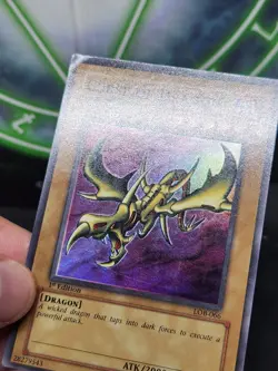 Yugioh Curse Of Dragon LOB-066 Super Rare 1st Edition North American MP - Image 3