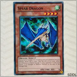 Spear Dragon - SDDL-EN016 - Common 1st Edition Yugioh - Image 1