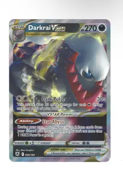 Pokemon TCG Darkrai VSTAR 099/189 JUMBO Astral Radiance Promo Card - Image 1