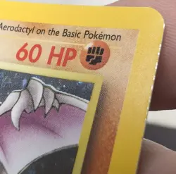 Aerodactyl 1st Edition Prerelease Fossil WOTC Holo Pokemon Card - 1/62 - MP - Image 4