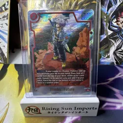 Trunks : Future SB02-010 Alt Art Fusion World Manga 02 Dragon Ball Card English - Image 1