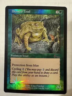 MTG: Bloated Toad Foil Card Urza's Legacy 97/143- LP/Excellent - Image 1