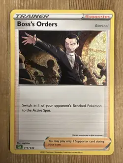 Boss’s Orders CLV 019/034 TCG Classic Collection Pokemon Card NM - Image 1