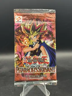 Yu-Gi-Oh! 1996 Pharaoh's Servant 1st Edition Booster Pack 9 Cards Per Pack 53334289443 - Image 1