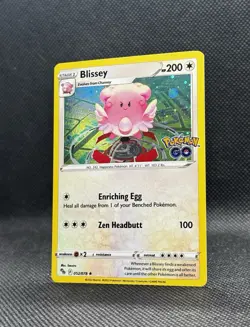 Pokemon Card Pokemon GO - BLISSEY 052/78 Cosmos Holo Promo NEW Mint/Near Mint - Image 2