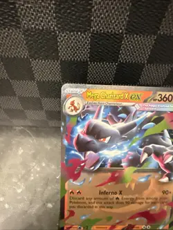 Pokemon Mega Charizard X ex 013/094 Phantasmal Flames NM TCG Card - Image 2