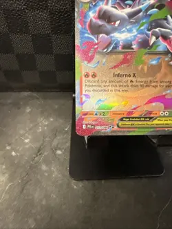 Pokemon Mega Charizard X ex 013/094 Phantasmal Flames NM TCG Card - Image 5