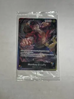 Monkey.D.Luffy Foil Multi-color Leader One Piece Promotion Card - Image 1