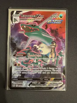 Pokemon TCG Rayquaza VMAX Silver Tempest Trainer Gallery TG20/TG30 - Image 2