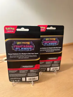 Pokemon Mega Evolution phantasmal flames blister pack set- Greedent and Magcargo - Image 2