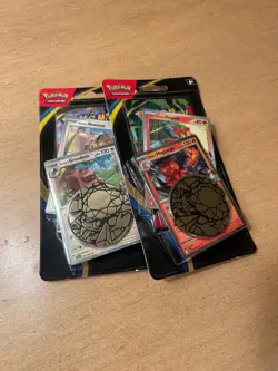 Pokemon Mega Evolution phantasmal flames blister pack set- Greedent and Magcargo - Image 3