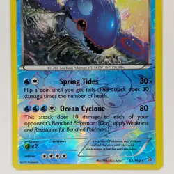 Kyogre 53/160 Rare Pokemon TCG XY: Primal Clash Reverse Holo NM - Image 3