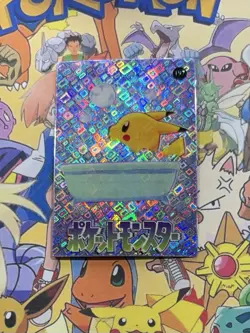 Pokemon Vintage Pocket Monsters Vending HOLO Prism Sticker 1999 Bandai Nintendo - Image 3