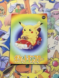 Pokemon Vintage Pocket Monsters Vending HOLO Prism Sticker 1999 Bandai Nintendo - Image 4