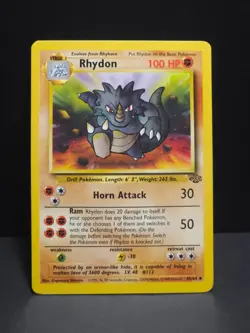 1999 Pokemon Jungle set Full Evolution Line 1st edition Ryhorn & Rhydon - Image 5