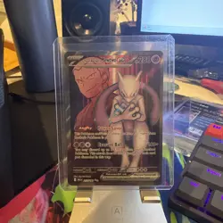 Pokemon Mewtwo EX TCG Team Rockets 213/182 Full Art Destined Rivals - Image 1