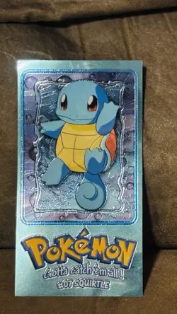 1999 Topps Pokemon TV Animation Series 1 Oversized Tin Topper Squirtle 2 of 5 - Image 1