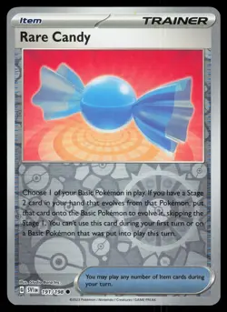 Rare Candy 191/198 Reverse Holo Pokemon Scarlet & Violet LP - Image 1