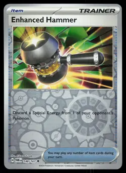 Enhanced Hammer 148/167 Reverse Holo Pokemon Twilight Masquerade LP - Image 1