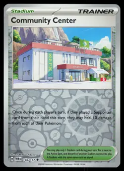 Community Center 146/167 Reverse Holo Pokemon Twilight Masquerade LP - Image 1