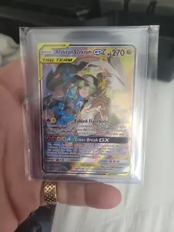 Reshiram & Zekrom GX Cosmic Eclipse #222/236 Pokemon Tag team Alternate Art Mint - Image 5