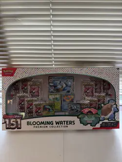 Pokemon Scarlet & Violet 151 Blooming Waters Premium Collection Box Sealed - Image 1