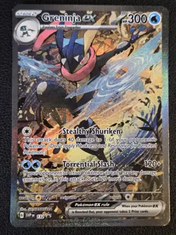 Greninja ex SVP132 Pokemon Scarlet & Violet Black Star Promo Pokemon TCG NM - Image 2