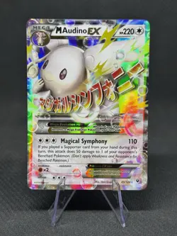 M Audino EX 85/124 Ultra Rare Pokemon Fates Collide NM - Image 1