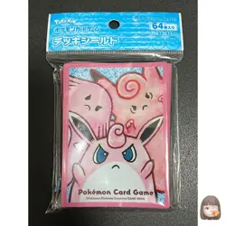 [Opened]Chansey Wigglytuff Clefable 64 Sleeves Japanese Pokemon Center - Image 1
