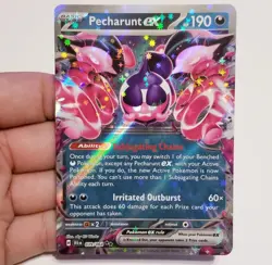 Pokemon TCG Pecharunt EX 39/64 ☆☆ Rare Holo SHROUDED FABLE NM - Image 1