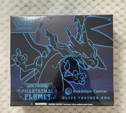 Phantasmal Flames Pokemon Center Elite Trainer Box: Pokemon TCG - IN HAND SEALED - Image 1