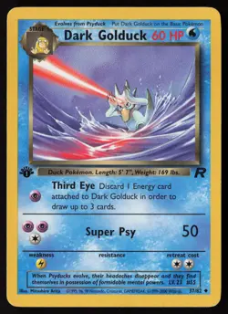 Dark Golduck 37/82 Team Rocket Pokemon TCG LP - NM - Image 1