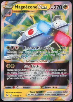 Carte Pokemon Magnezone-VSTAR 057/196 Origine Perdue Francais - Image 1