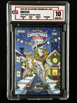 Arceus CGC 10 Pokemon 2024 Peru DKV Collectoons Christmas Set #132 Holo CGC PSA - Image 1