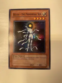Helios - The Primordial Sun - WC6-EN002 - Super Rare - Unlimited - LP - Image 1