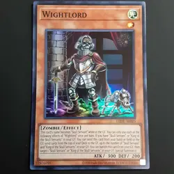 YuGiOh **FOIL** Wightlord (Asian English), Super Rare, LEDE-AE025, Near Mint! - Image 1