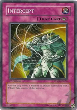 Yugioh! MP Intercept - TDGS-EN076 - Super Rare - Unlimited Edition Moderately Pl - Image 1